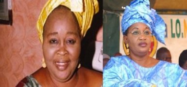 Les deux femmes responsables libérales Woré Sarr et Aïda Mbodj