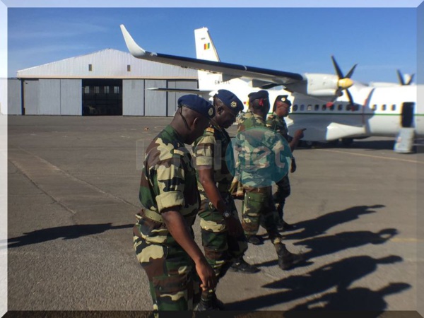 la réception de deux Aéronefs à la base aérienne capitaine Mame Andalla Cissé