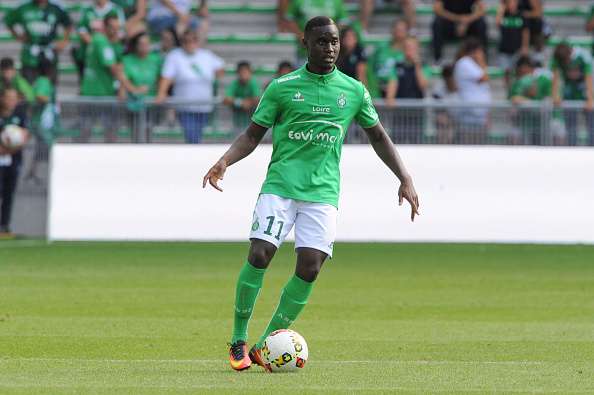 L'international sénégalais de Saint-Etienne, Henri Saivet, un des "Lions" en lice en Ligue Europa