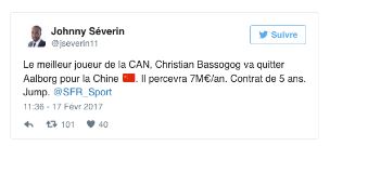 Vidéo: Le camerounais Christian Bassogog signe en Chine avec un salaire incroyable Vidéo: Le camerounais Christian Bassogog signe en Chine avec un salaire incroyable