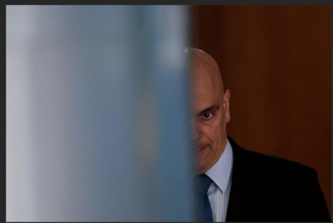 Ministre de la Justice de Michel Temer, Alexandre de Moraes en juin à Brasilia, lors de la prise de fonctions du ministre de la Transparence. Photo Ueslei Marcelino. REUTERS