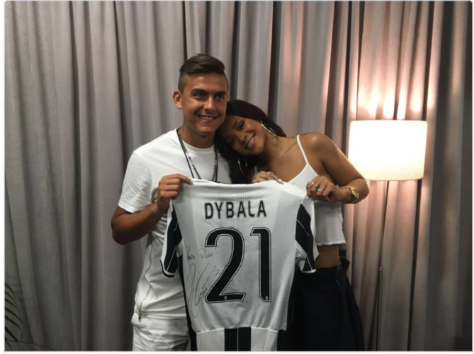 Rihanna a craqué pour Dybala