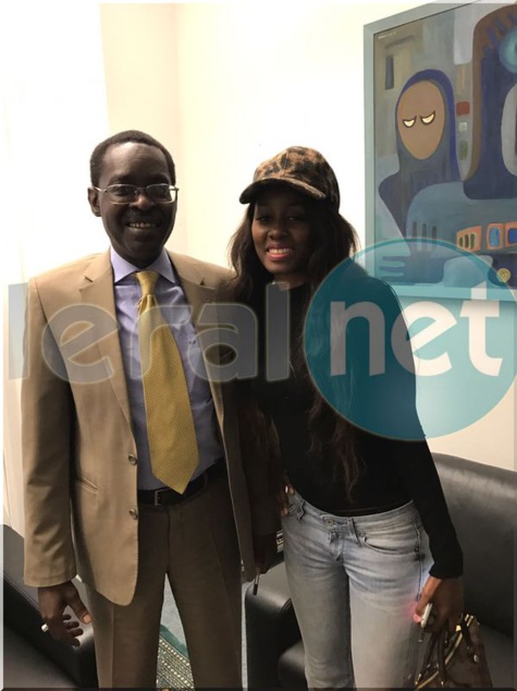 Photos- Queen Biz en tournée européenne, elle passe chez l'ambassadeur du Sénégal en Allemagne!!! 