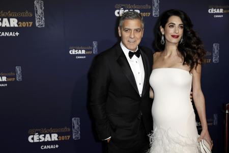 Georges Clooney et son épouse  Amal