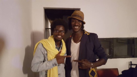 Les artistes Mao Sidibé et Mustapha Naham à l'Institut Français de Saint-Louis 