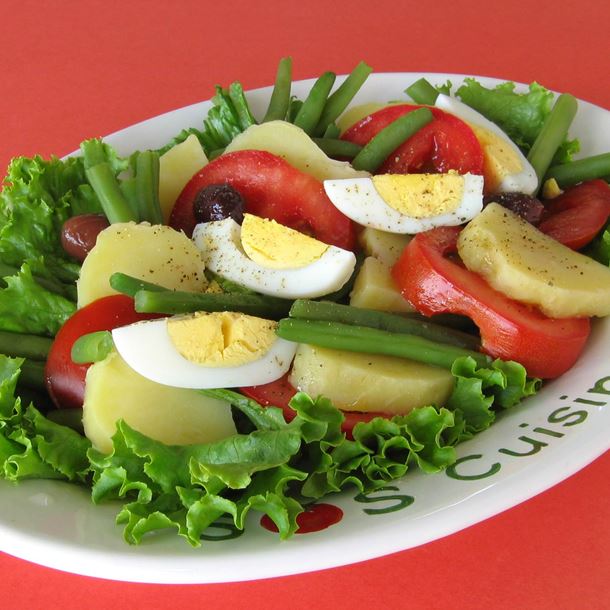 GUIDE DE PRÉPARATION: Salade de légumes variés et œufs durs