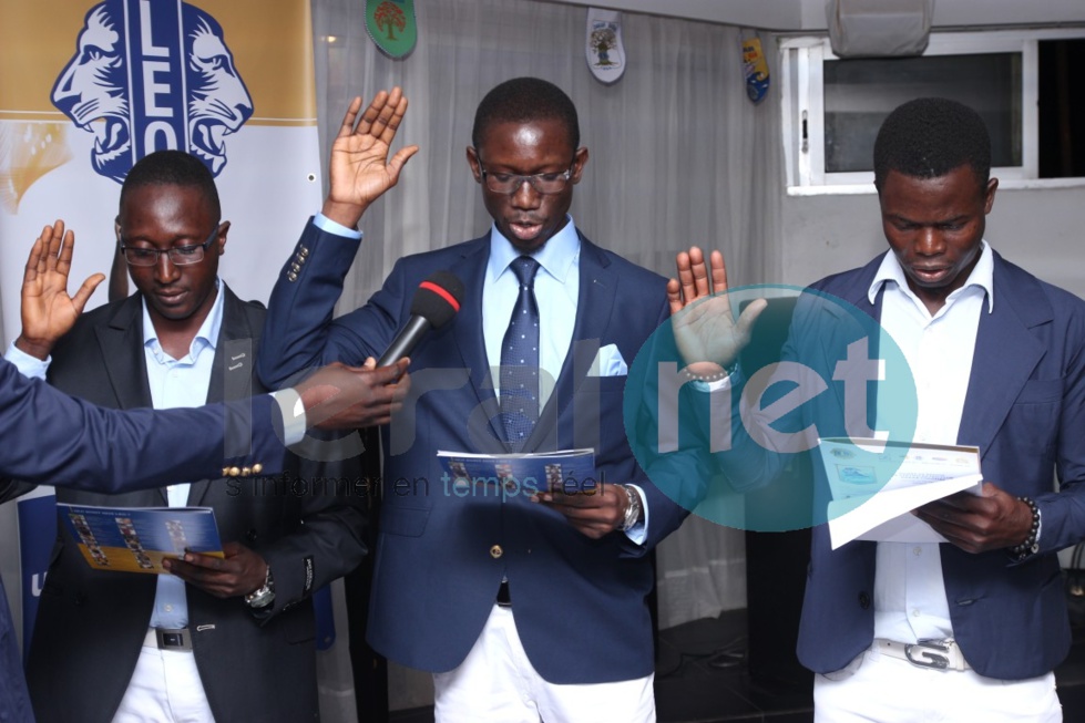 Cérémonie Lions Club Dakar Téranga