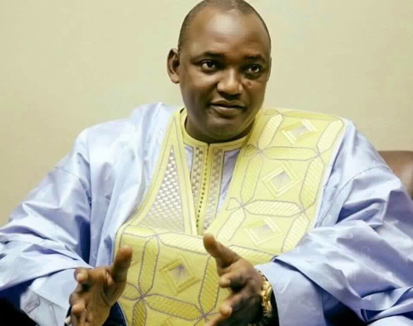 Adama Barrow visite le chantier du groupe Getran à Diamniadio