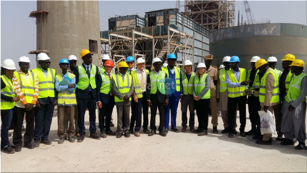Photos- Visite de la Centrale électrique au charbon de Bargny (SENELEC)