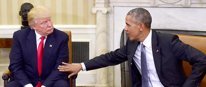Donald Trump et Barack Obama