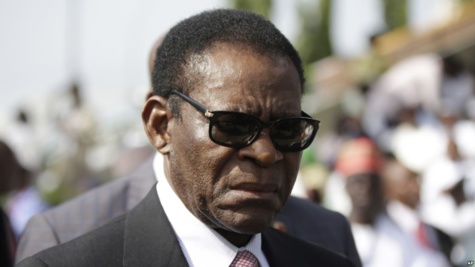 Le président de Guinée équatoriale, Teodoro Obiang Nguema, 29 mai 2015.
