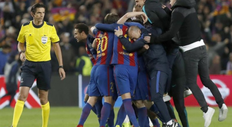 League des Champions:  La UEFA 'sanctionne' l'arbitre du match Barcelone - PSG
