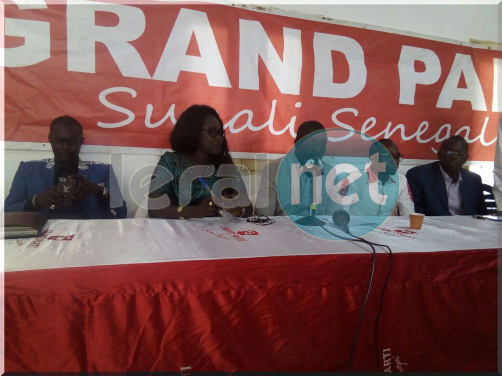 Photos- point de presse : Convention des jeunes du Grand Parti de Guédiawaye
