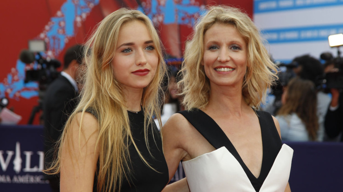 Alexan­dra Lamy et sa fille Chloé Jouan­net