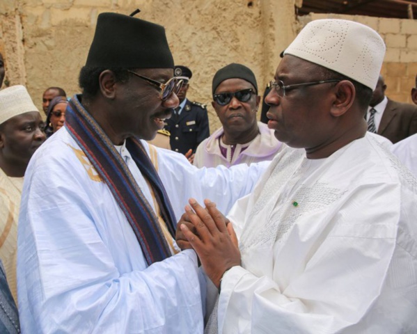 Tivaouane: L'accueil chaleureux de Serigne Moustapha Sy à Macky Sall (Photos)