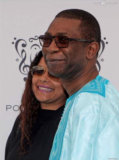 Youssou Ndour et sa femme Aïda Coulibaly en toute complicité
