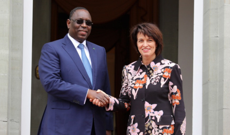 Visite officielle: Le Président Sall reçu par la présidente de la Confédération suisse