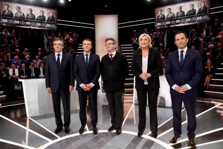 Le Grand Débat sur TF1: Fillon, Macron et Le Pen regrettent que les 11 candidats n'aient pas été invités