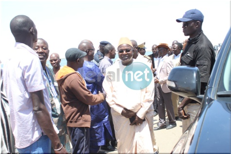 Photos: le Ministre de la Pêche et de l'Economie Maritime, Oumar Guèye à Missira