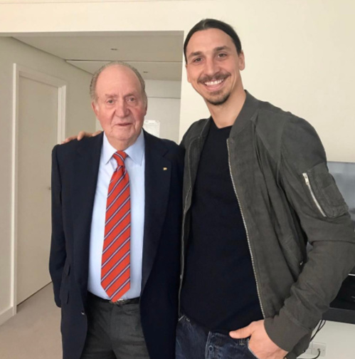La punchline de Zlatan Ibrahimovic avec l'ancien roi d'Espagne