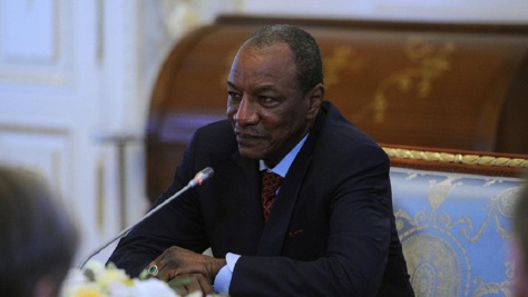 le président Guinéen Alpha Condé