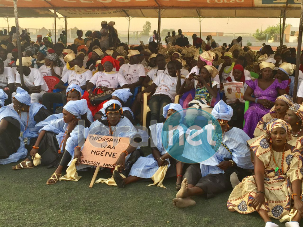 Grand Meeting du communicateur traditionnel Khadim Samb avec son mouvement LEUNGO à Diourbel