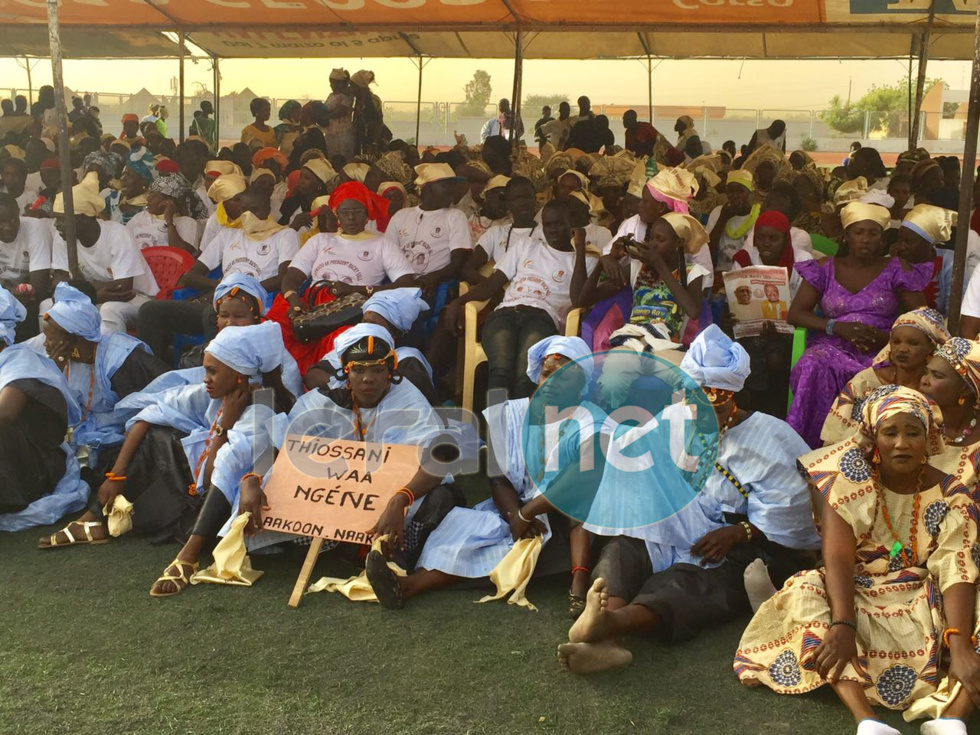 Grand Meeting du communicateur traditionnel Khadim Samb avec son mouvement LEUNGO à Diourbel