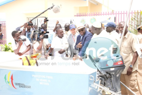 Photos: Inauguration du Quai de Pêche de Potou par le président Macky Sall