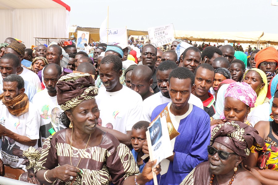 Photos : Les images de l'accueil des partisans de Mamour Diallo lors de l'inauguration du quai de pêche de Potou