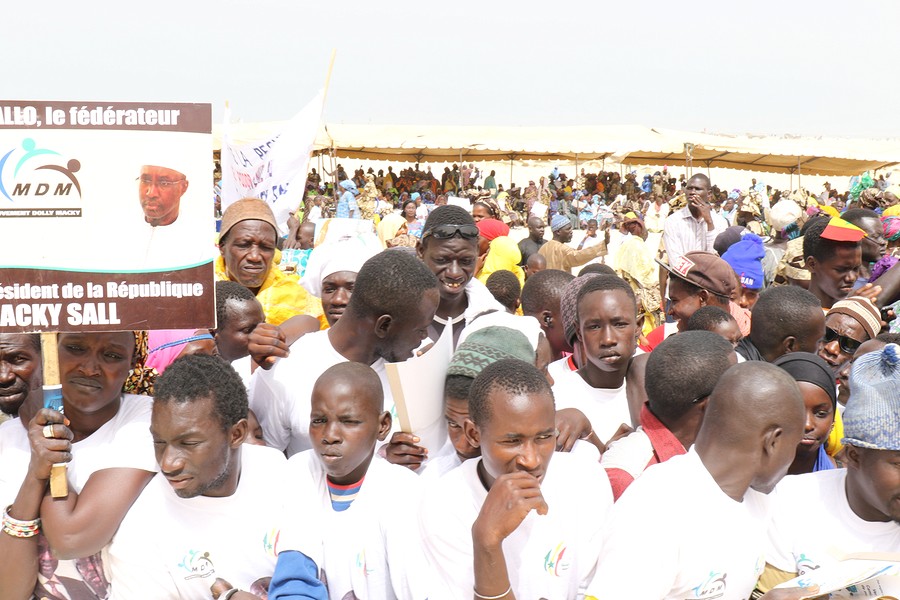 Photos : Les images de l'accueil des partisans de Mamour Diallo lors de l'inauguration du quai de pêche de Potou