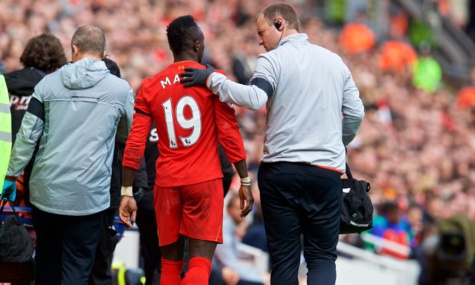 Sadio Mané sorti sur blessure