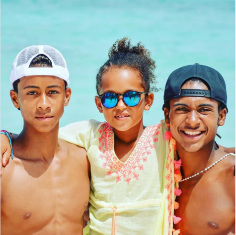 Photos : les fils de Kalilou Fadiga en mode swagg