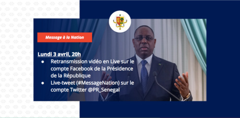 La Présidence de la République innove avec la retransmission en direct du discours du Chef de l’Etat sur Facebook