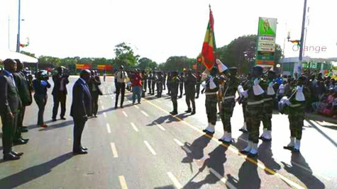 Images: Idrissa Seck au défilé du 4 Avril à Thiès