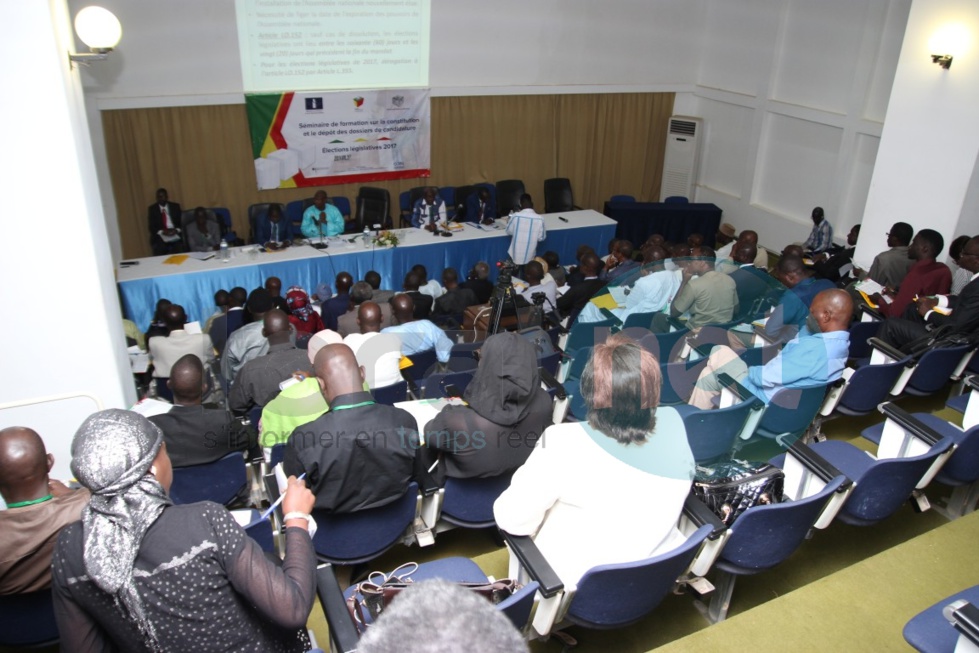 Séminaire de formation sur la constitution et le dépôt des dossiers de candidature