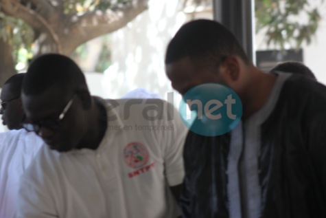 Photos-La levée du corps  de la mère de Samuel Sarr, feue Jessica  ce vendredi à 15h à l'hôpital Principal . 