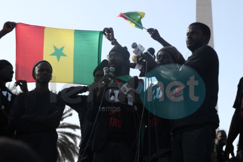 Photos: Revivez  en images la manifestation de Y en marre de ce vendredi à la place de l'Obélisque