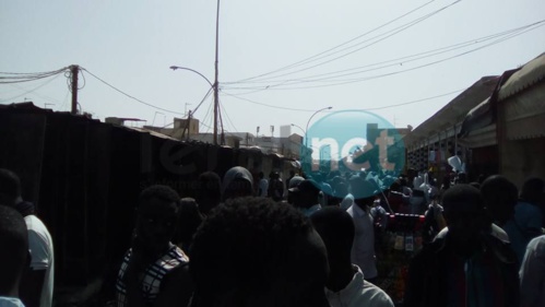 Photos-Le sinistre au marché HLM après l'incendie qui s'est déclaré vers 4h du matin en quelques images!!