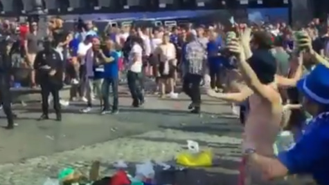 Atlético-Leicester: altercation entre des fans anglais et la police à Madrid... sur fond de Gibraltar
