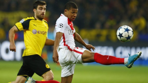 Football: Dortmund battu par Monaco en Ligue des champions