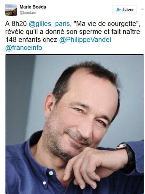 "J'ai fait naître 148 enfants": L'écrivain Gilles Paris était donneur de sperme