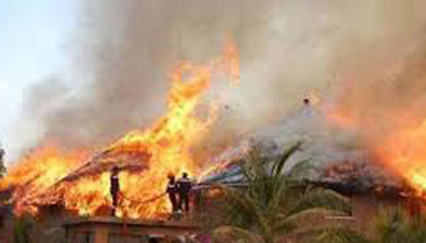 Ziguinchor: une maison réduite en cendres par un incendie