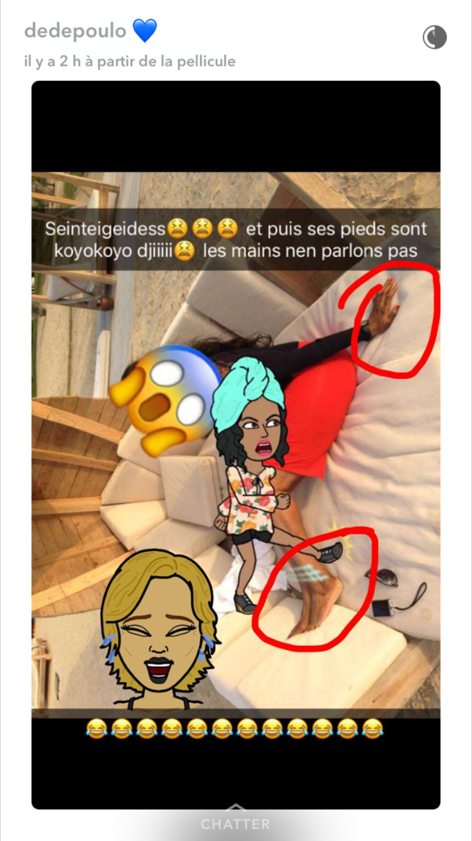 La bataille rangée sur snap de Dedepoulo et Diaba Sora