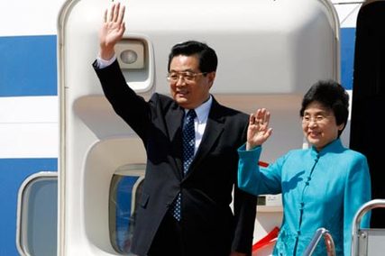 Le président chinois Hu Jintao en tournée