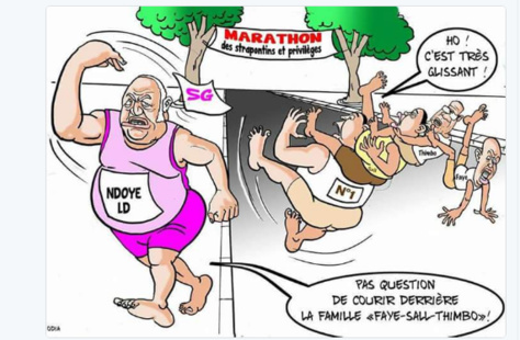 Un marathon glissant (La Tribune d'Odia)... Ndoye jette l'éponge