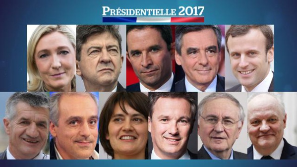 Emmanuel Macron ( 23,7 %) et Marine Le Pen : (21,7 %) en tête, Hamon et Fillon appellent à voter Macron