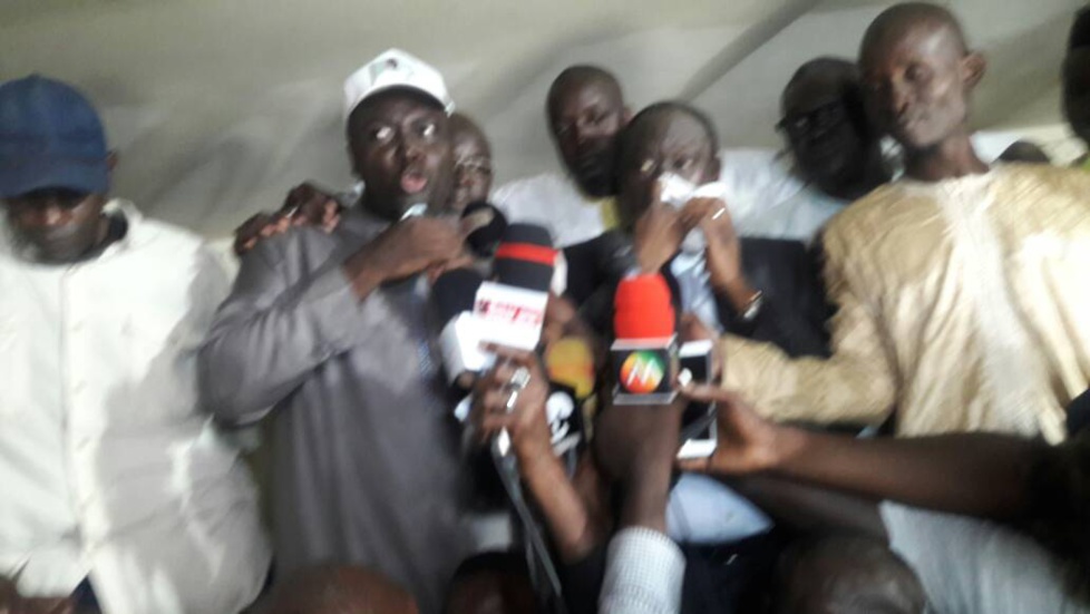 Bamba Fall à peine sorti de prison parle à la presse