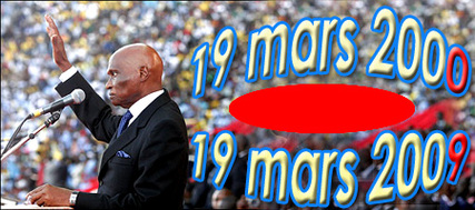 19 mars 2000-19 mars 2009 : Wade, 9 ans à la tête du Sénégal !