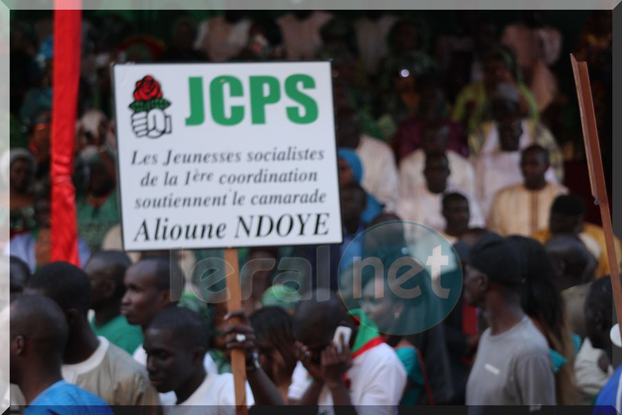 Vidéo-photos: Meeting du PS organisé par Alioune Ndoye, maire de Dakar-Plateau