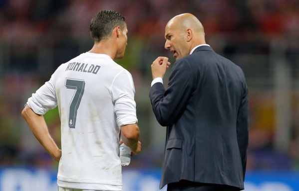 Real-Atletico: Zidane est «un peu jaloux» du nombre de buts marqués par Cristiano Ronaldo